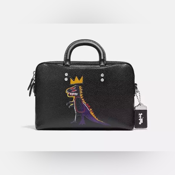 Coach X Jean Michel Basquiat Rogue Slim Brief 25 - Picture 1 of 15